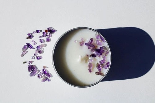 Calming Crystal Candle